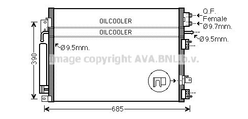 AVA QUALITY COOLING Kondensaator,kliimaseade CR5123D